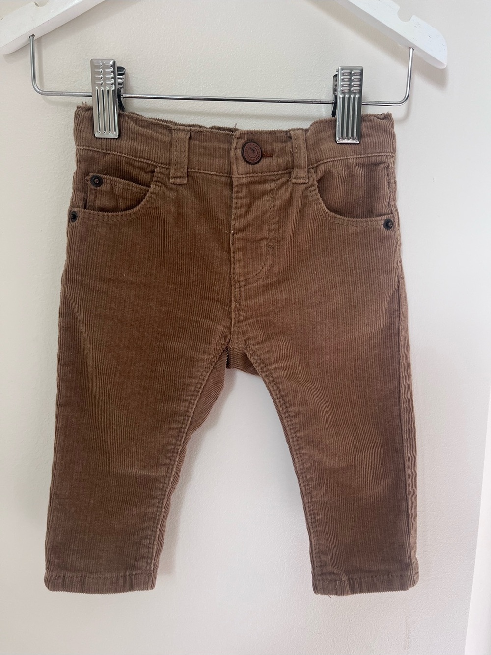 Zara 3-6M Corduroy Pants Brown